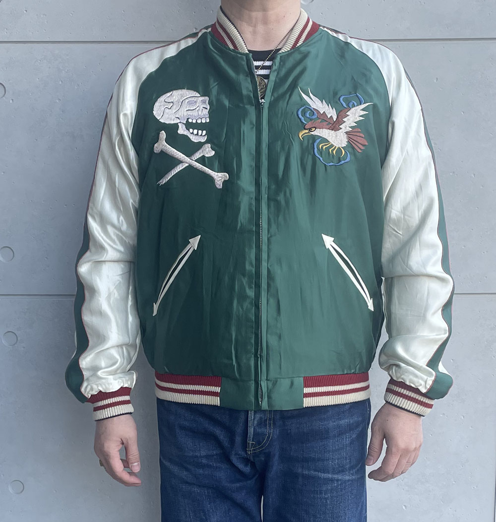 あの大人気デザインのスカジャン（タイガーヘッド×シボレーラバー）が