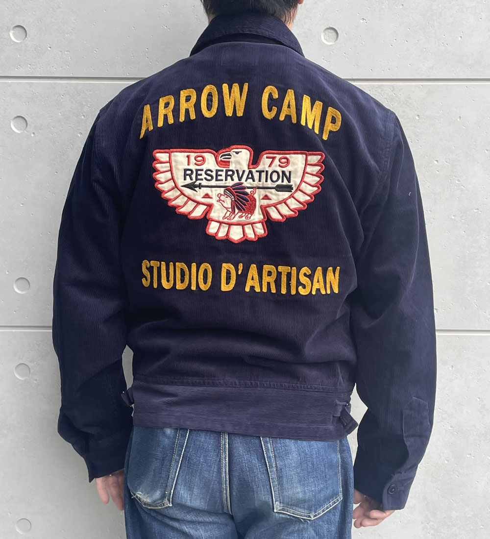 studio D'Artisan ステュディオダルチザン 刺繍ジャケット STUDIO D'ARTISAN ステュディオダルチザン 刺繍|トラック