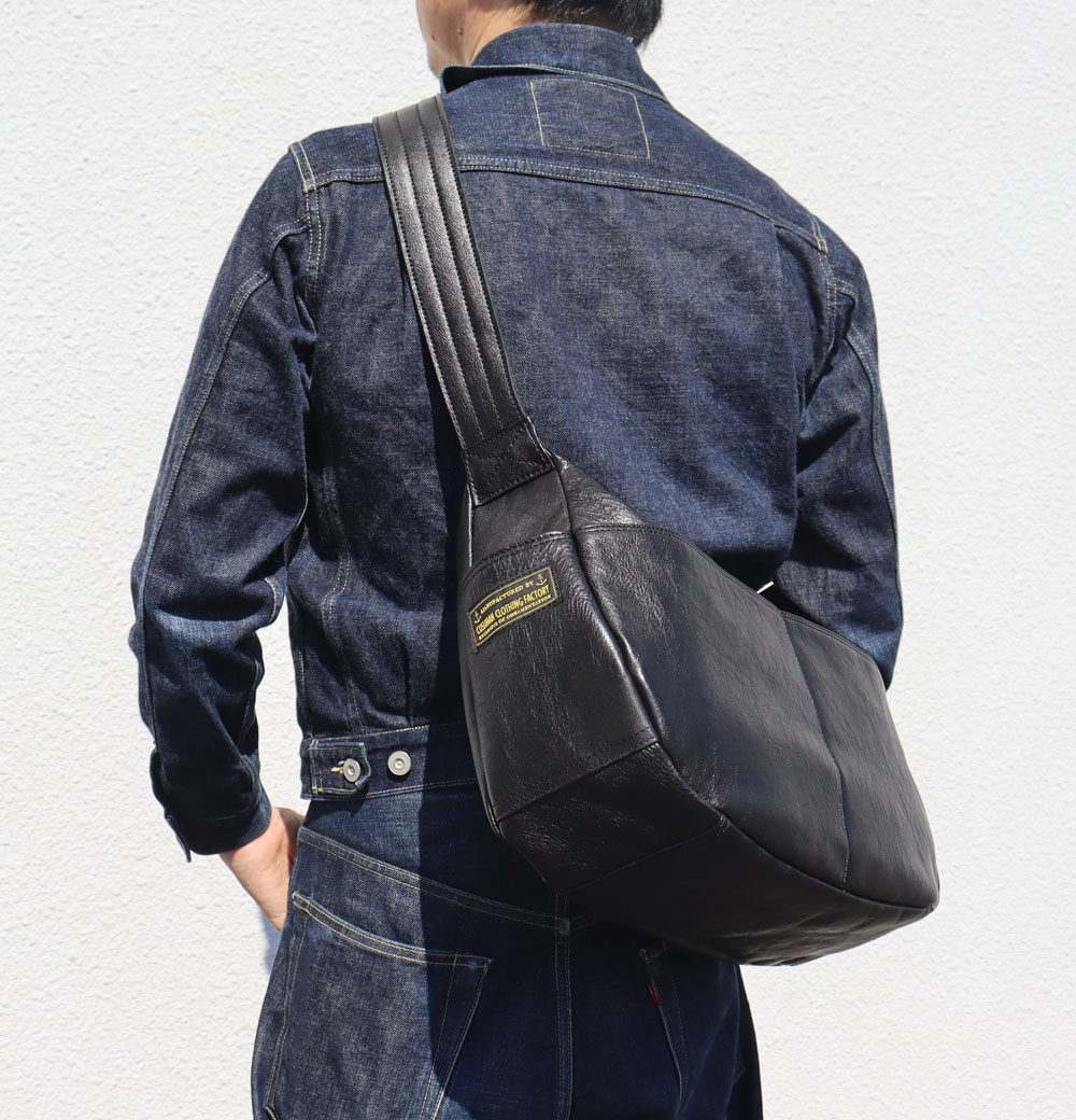 CUSHMAN / クッシュマン 29224 LEATHER MESSENGER BAG ☆ 大容量で