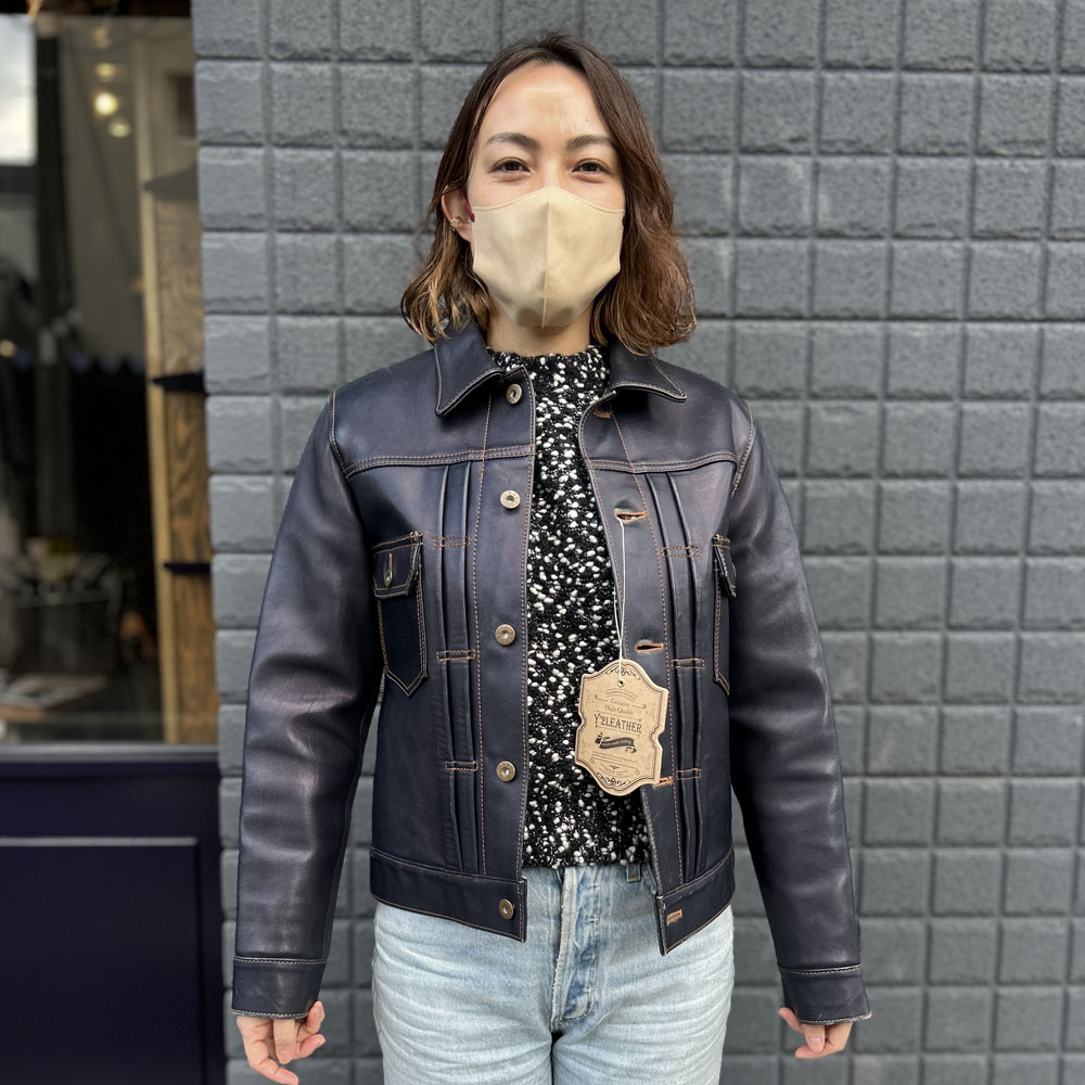 革ジャンを楽しみたい女性へ。Y'2LEATHER / ワイツーレザー より