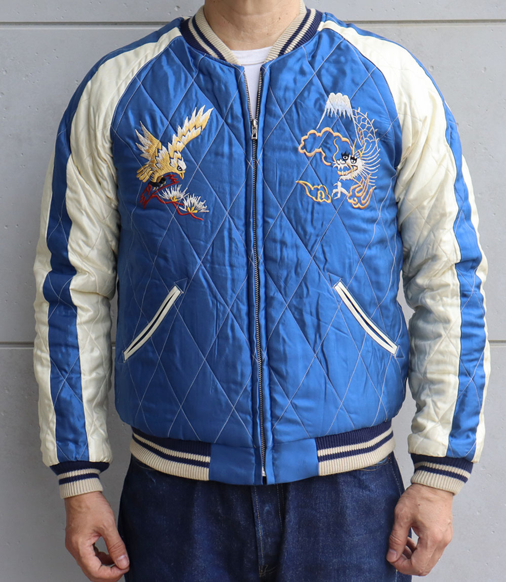 【ツナマヨ】テーラー東洋　別珍　スカジャン テーラー東洋 TAILOR TOYO TT15392-119 スカジャン 別珍 WHITE
