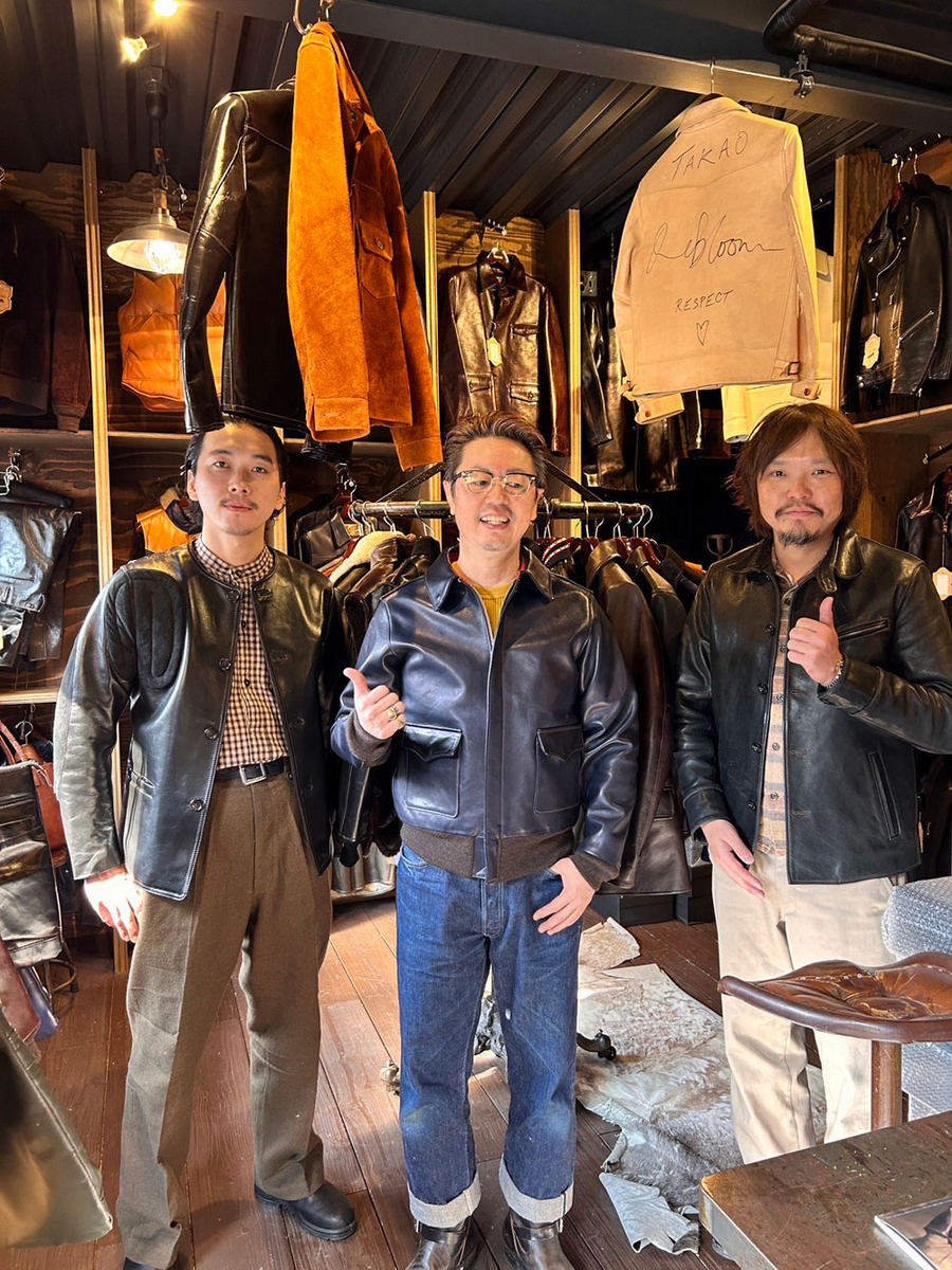 本日、代表林が Y'2 LEATHER大阪本店 にてY'2レザー2024コレクション