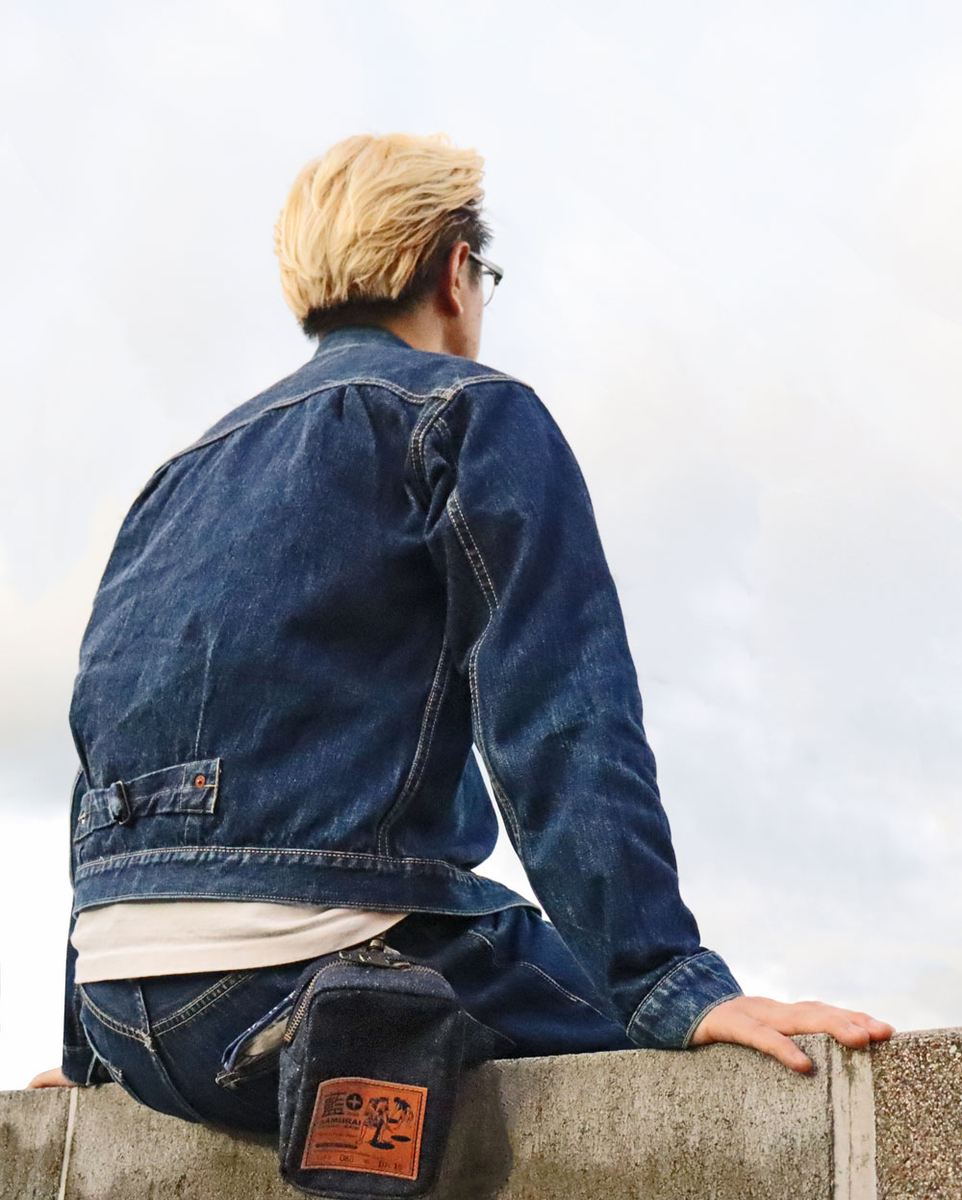 Samurai Jeans サムライジーンズ Denim Pouch 【SJDP24-AI】でバッグ