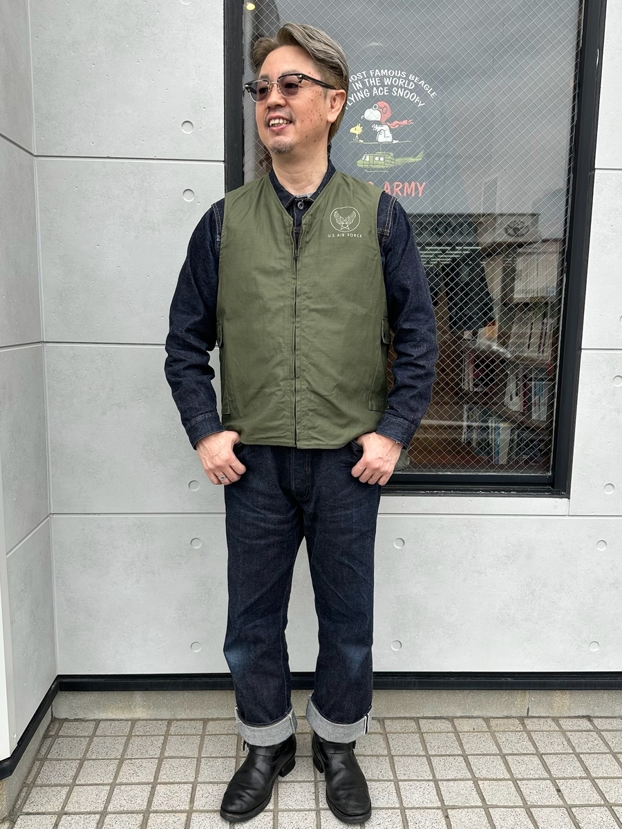BUZZ RICKSON'Sバズリクソンズ BR15693 Type E-1 VEST “CIVILIAN
