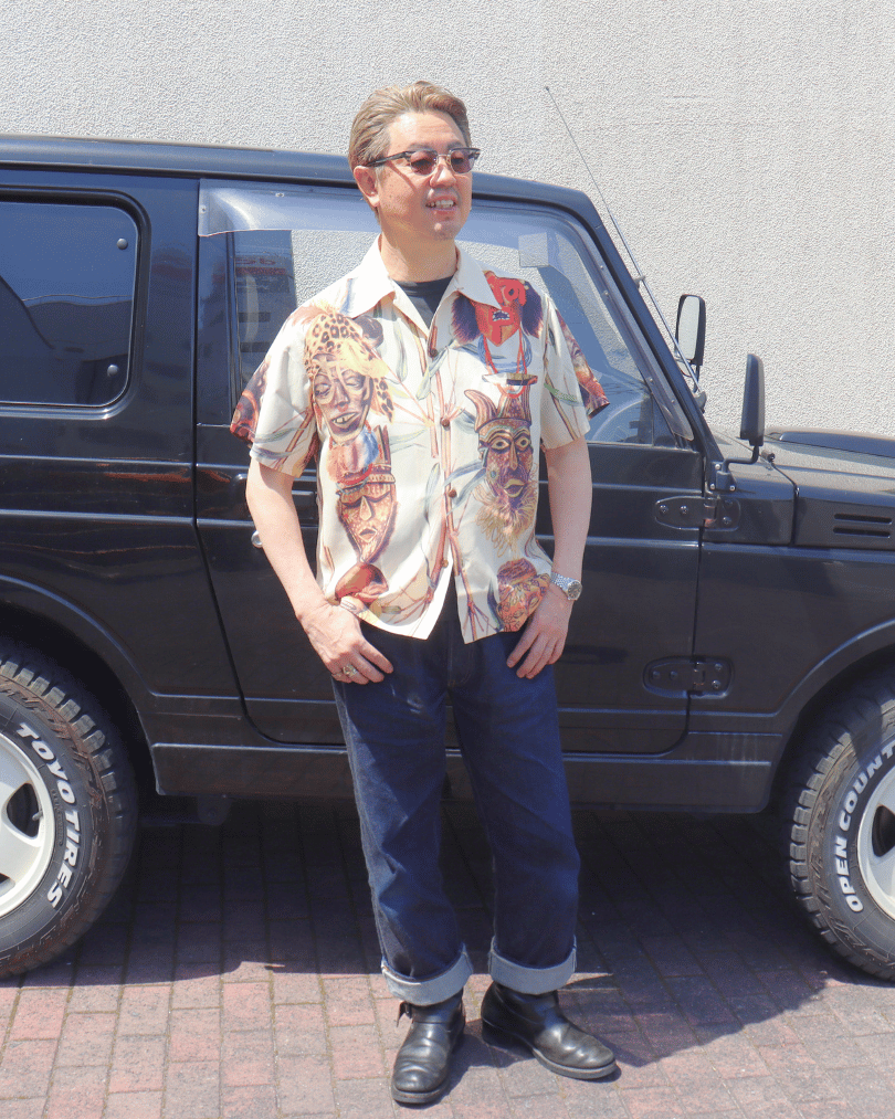 トップス SUN SURF SPECIAL EDITION \"BATTLE MASK\" SUN SURF SPECIAL EDITION “BATTLE MASK” – Blue Works Vintage