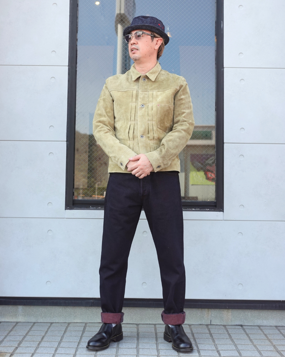 STUDIO D'ARTISAN ステュディオダルチザン D1908 ベンガラ染めジーンズ