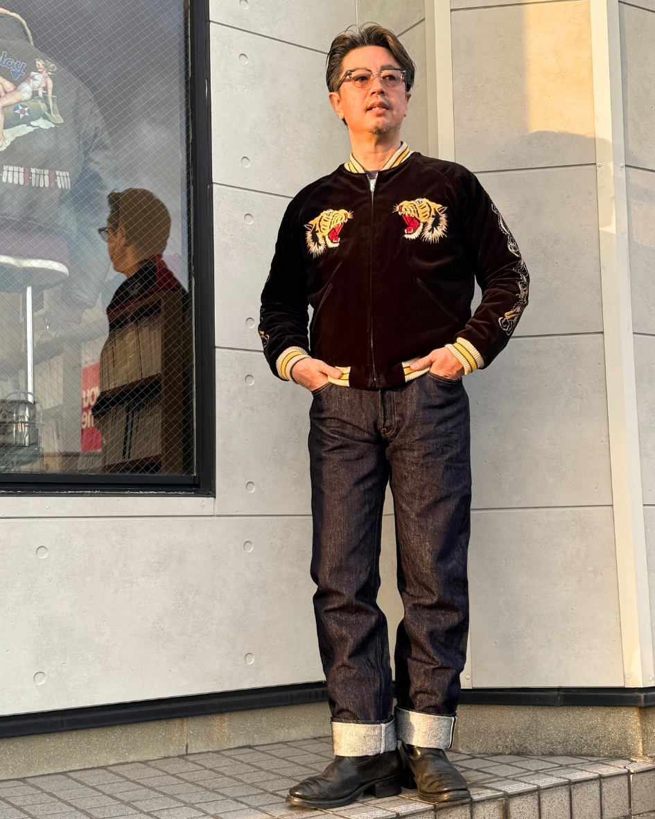 SAMURAI JEANS サムライジーンズ より 光沢感が凄い(^^)d 和紙から