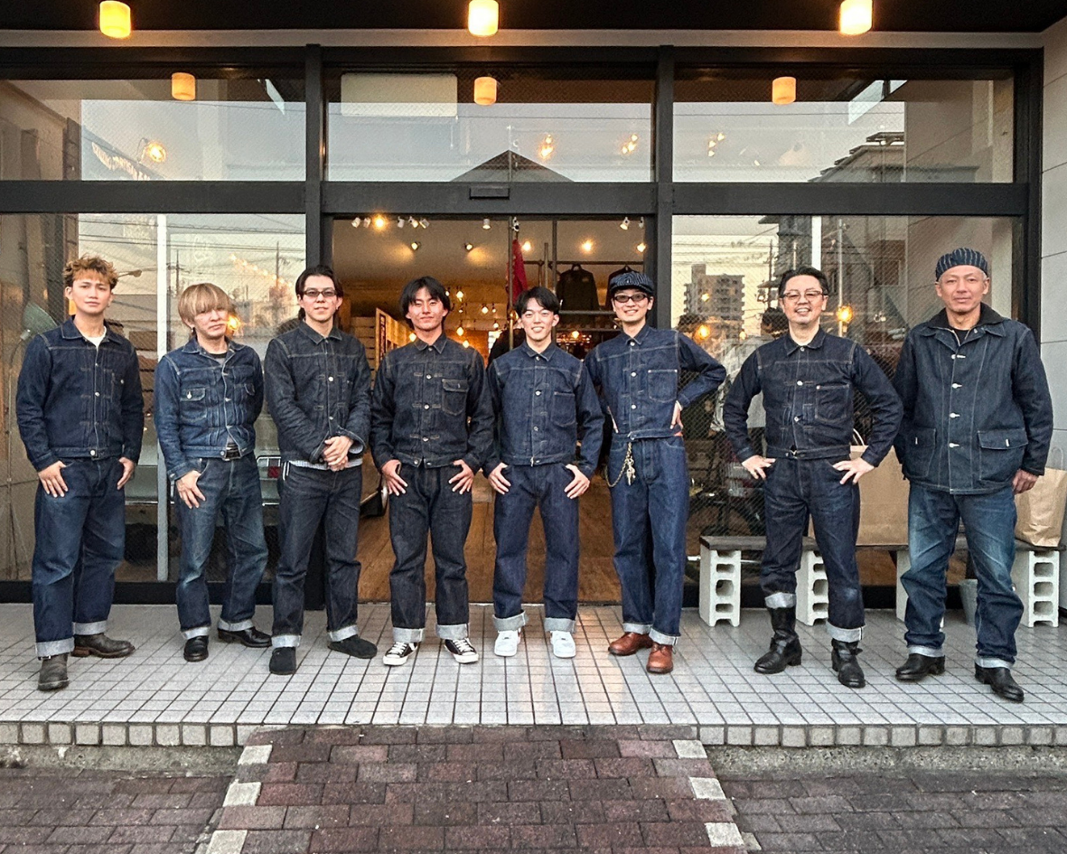 ハク』デニムを育てるの巻 私スタッフのハクは SAMURAI JEANS