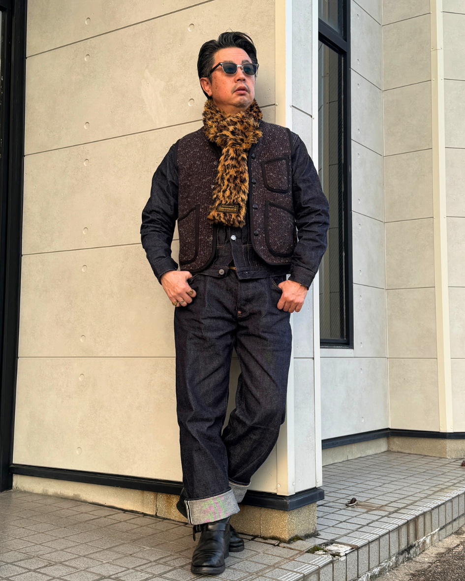 CUSHMAN クッシュマン より 大人気のレオパード ファーマフラーが再