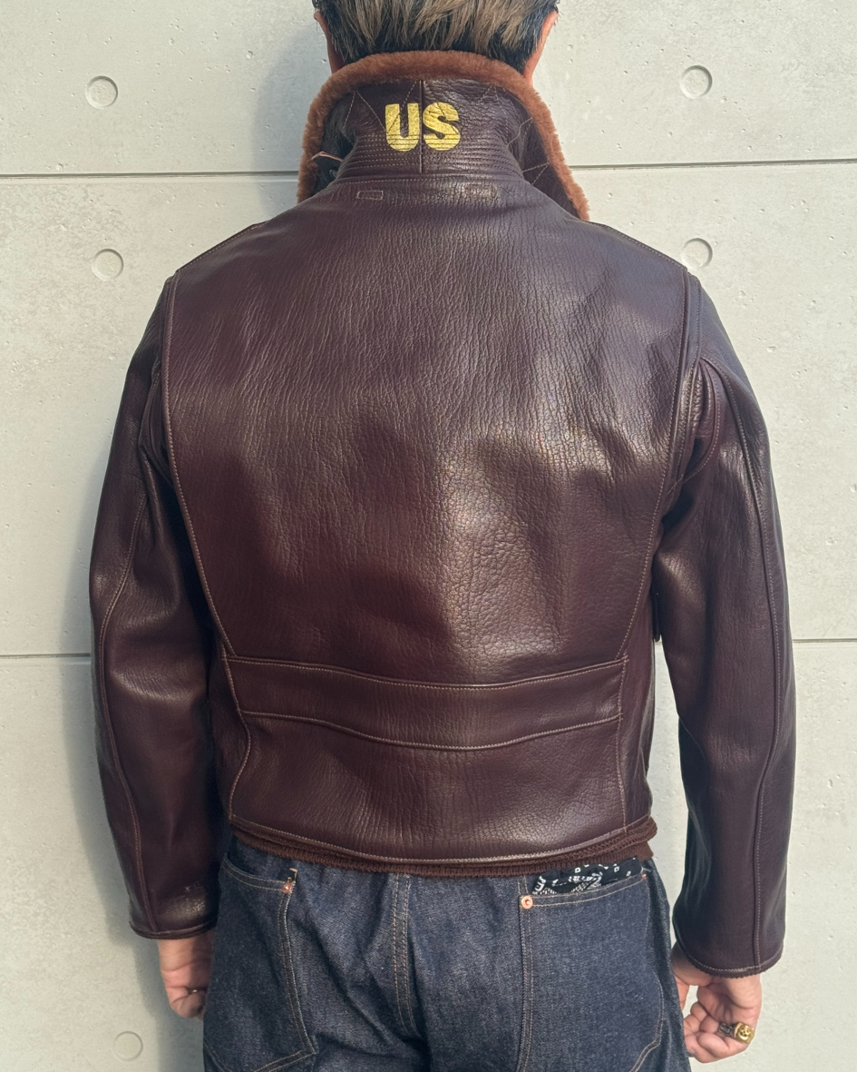 BUZZ RICKSON'S バズリクソンズ より ゴートスキンでエイジングを