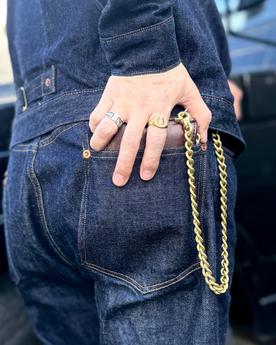 CALEE ウォレットチェーン 43cm 真鍮 CALEE ウォレットチェーン 43cm 真鍮