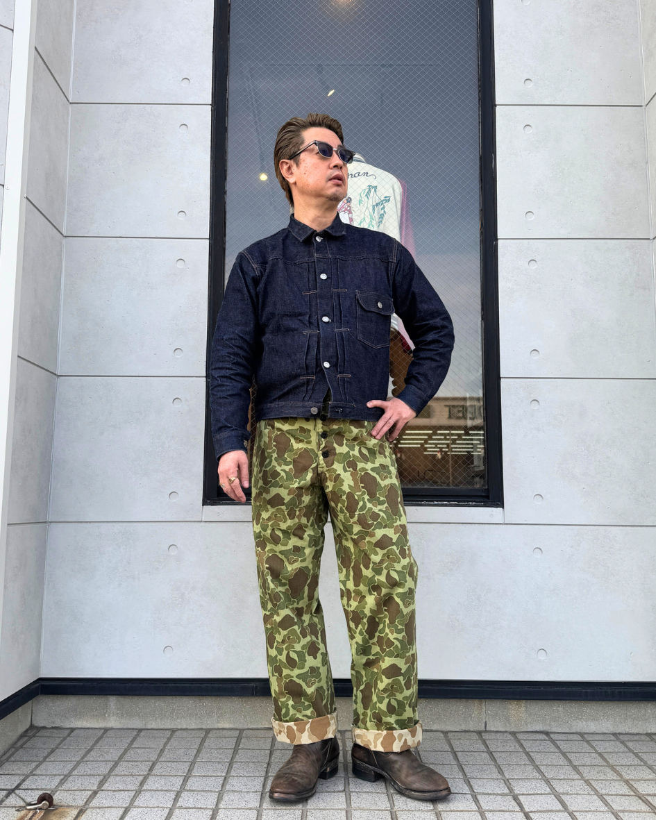 BUZZ RICKSON'S バズリクソンズ より カモフラージュ柄が ウッドランド