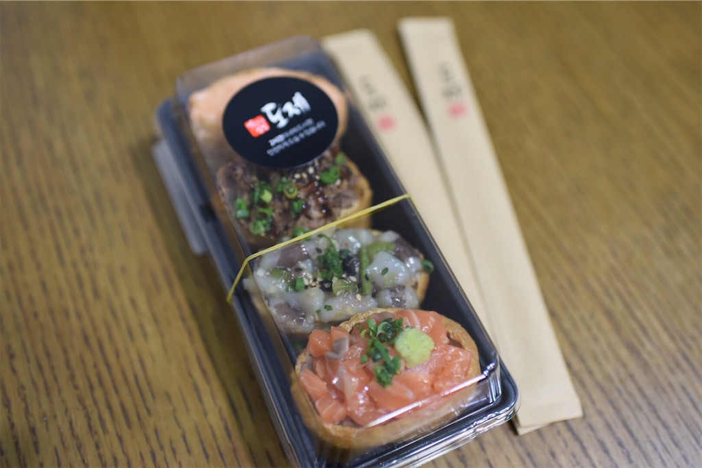 韓国旅行 インスタ映え いなり寿司 ドジェ チョバプ 新世界百貨店 でぼの韓国旅行ブログ