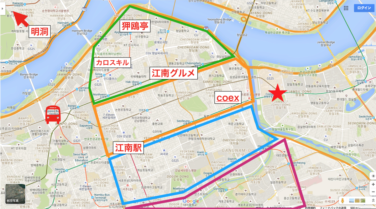 カンナム地図