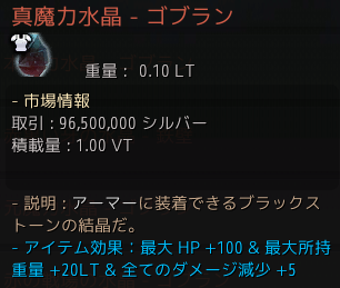 狩りについて考える 装備 水晶編 虎の黒い砂漠探訪記