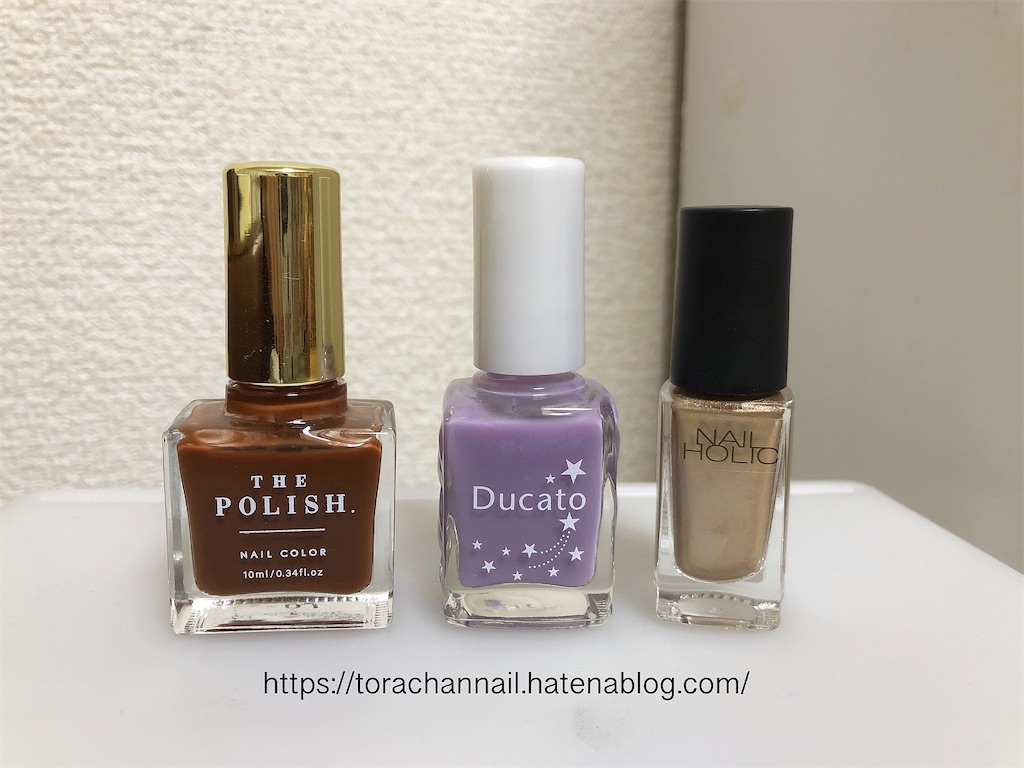The Polish カラメル Nailholicフューチャーメタル 金継ぎクリアネイル とらちゃんの不器用セルフネイル記録