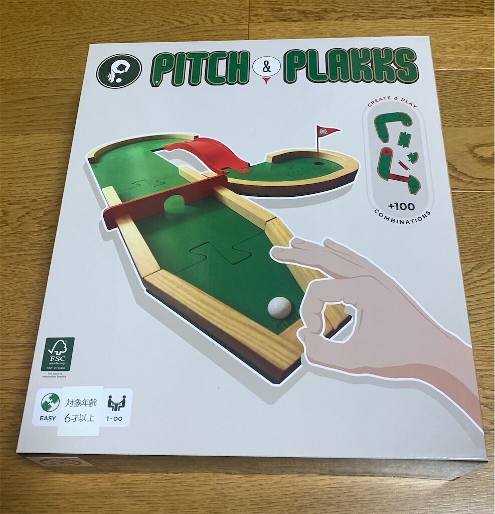 【ボードゲーム】Pitch&Plakks Pitch&Plakks 木製ゴルフボードゲーム｜Kibidango Store