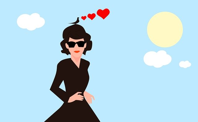 サングラスの女性