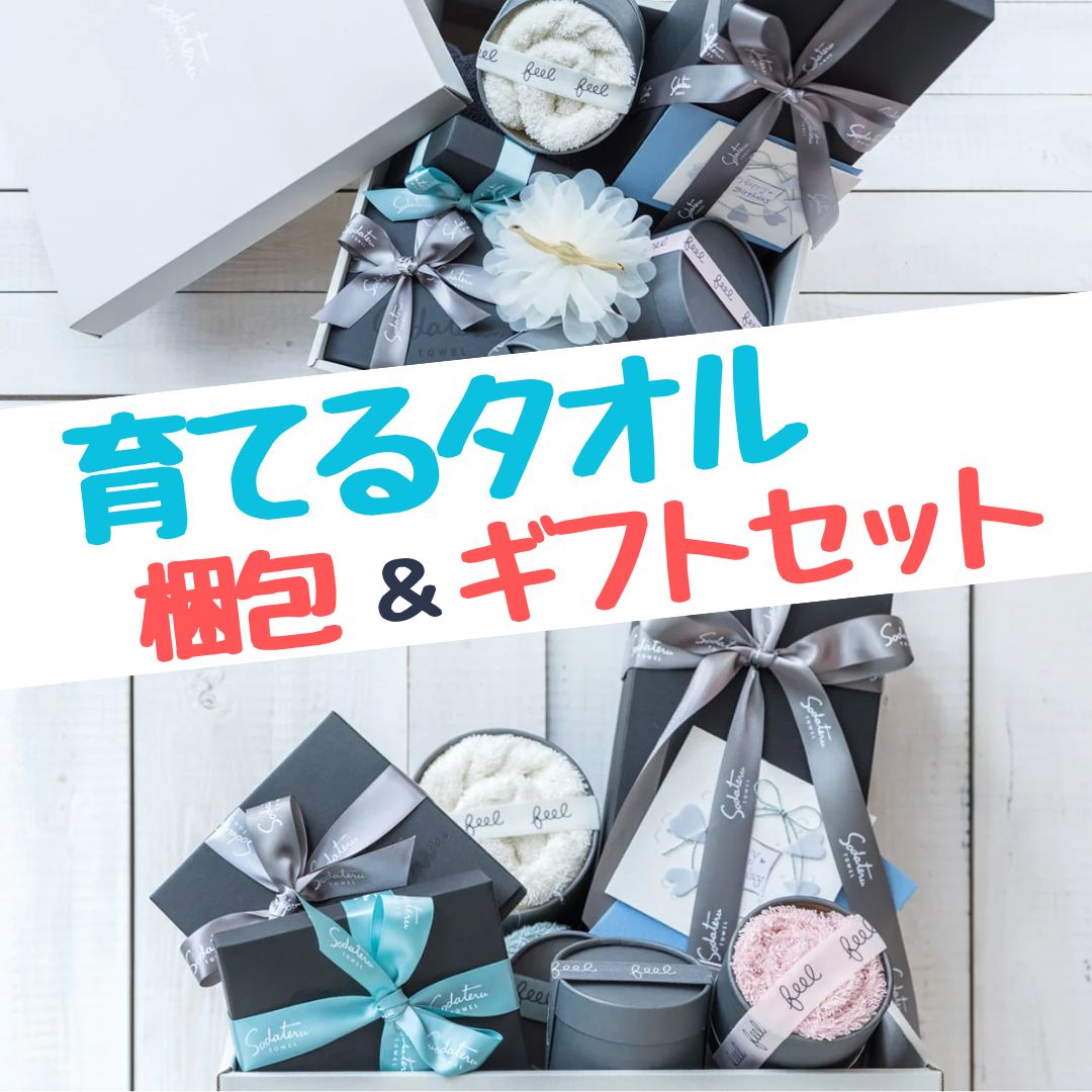 Sodateru タオルセット ギフトボックス入り　伊勢丹 Sodateru タオルセット ギフトボックス入り 伊勢丹 Sodateru タオル
