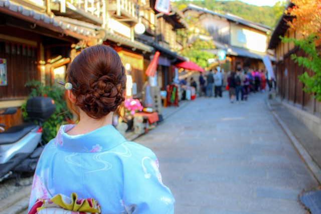 京都　着物　祇園四条