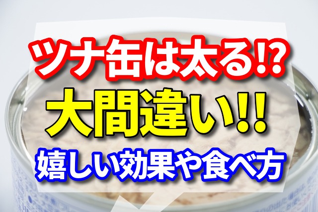 ツナ缶は太るは大間違い！！【ダイエット中の嬉しい効果や食べ方をご紹介】