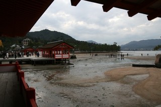 厳島神社　干潮