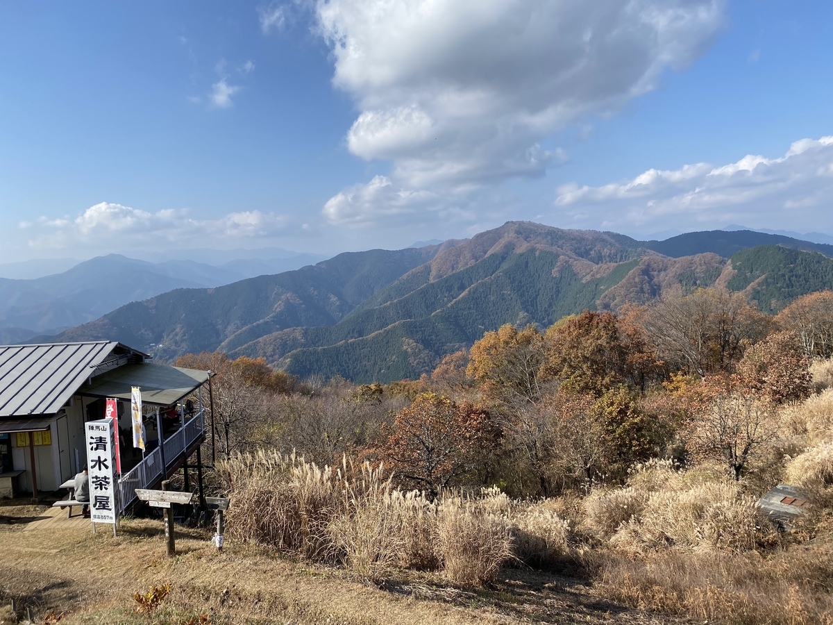 陣馬山山頂からの眺め