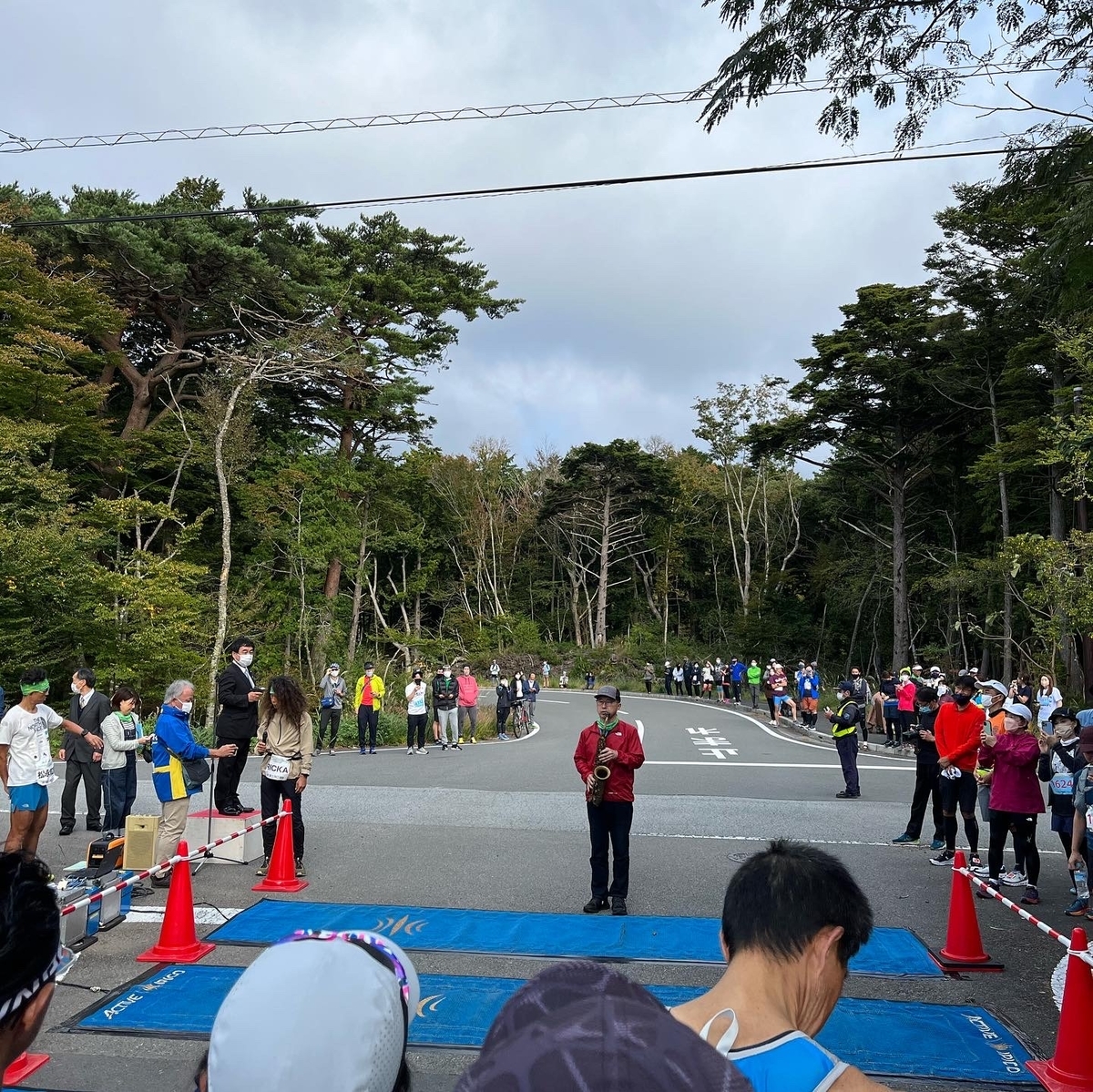 富士山原始林トレイルランスタート