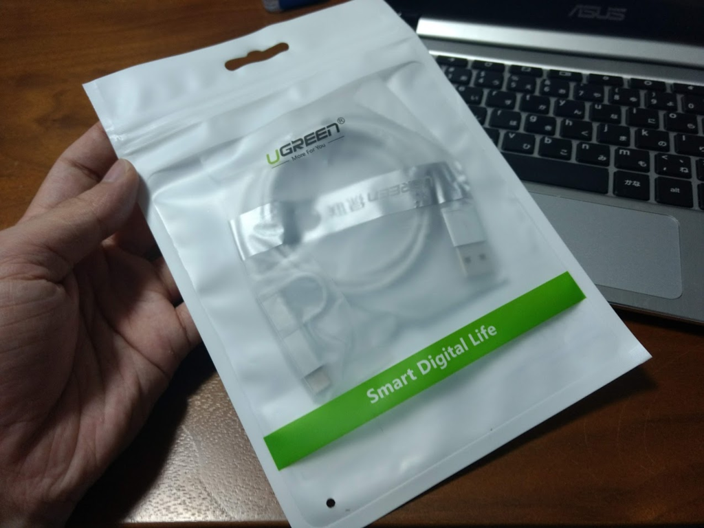 UGREEN 充電ケーブル スマホ Android USB Type CとMicro USBコネクタ付き 急速充電ケーブル Nintendo Switch、アンドロイド機種に適用 1本2役 マルチデータ充電ケーブル 1m