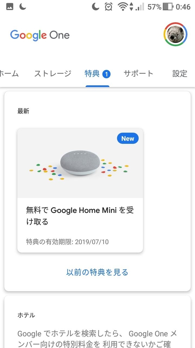有効期限は2019/7/10