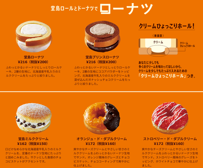 堂島ローナツ全5種