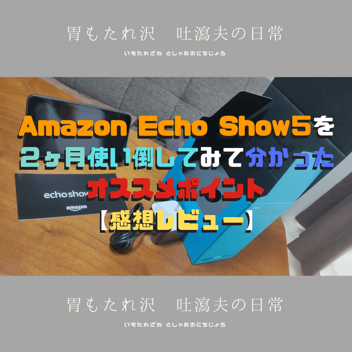 Amazon Echo Show５を ２ヶ月使い倒してみて分かった オススメポイント 【感想レビュー】