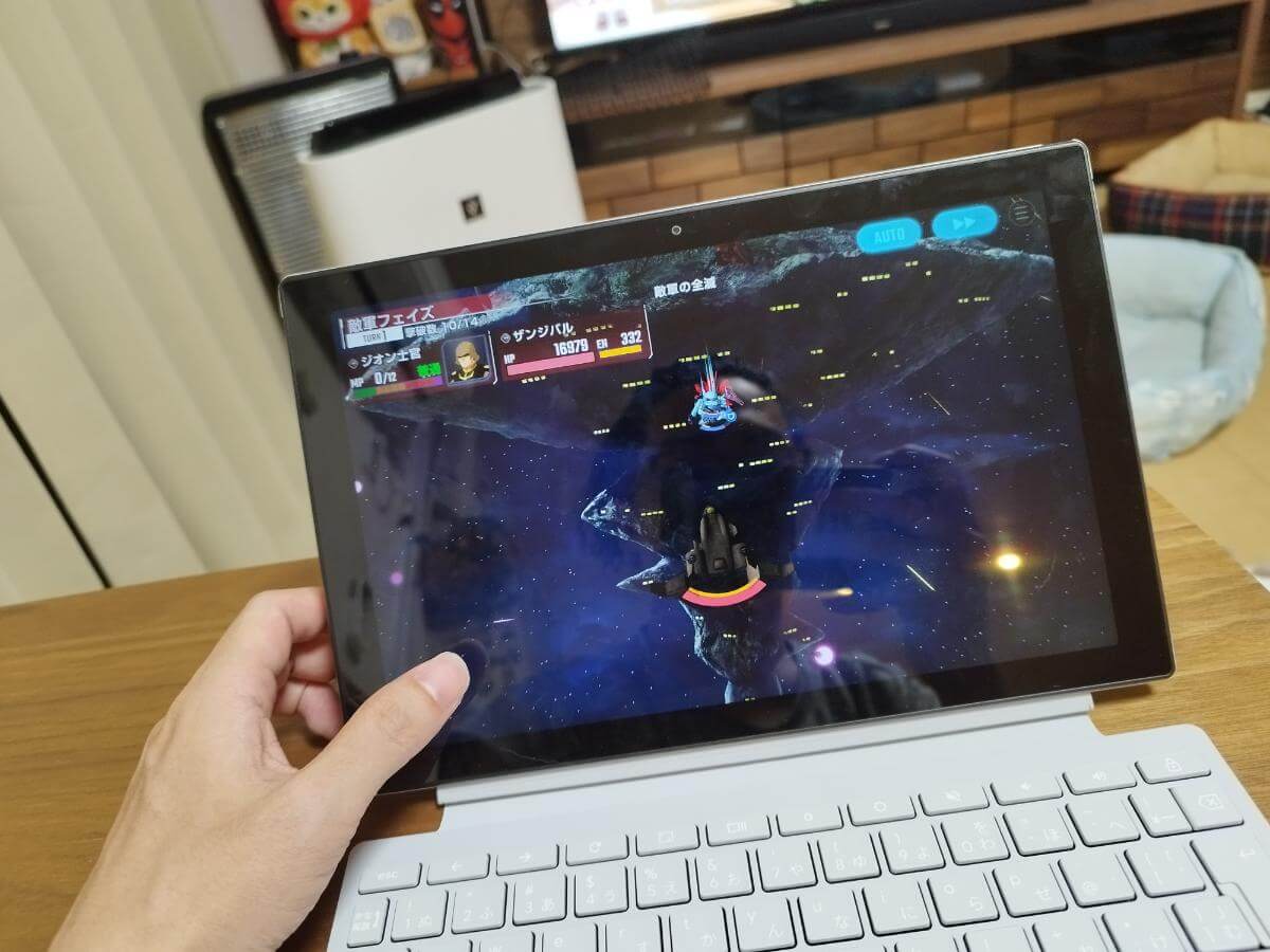 ASUS Chromebook CM30 DetachableでGジェネエターナルを遊ぶ