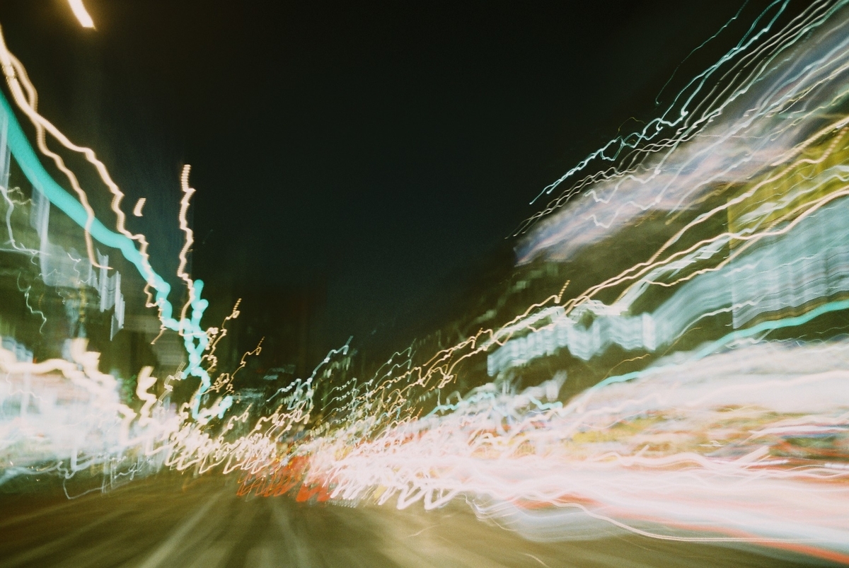 ブレが強すぎて失敗と感じたフィルム写真の作例