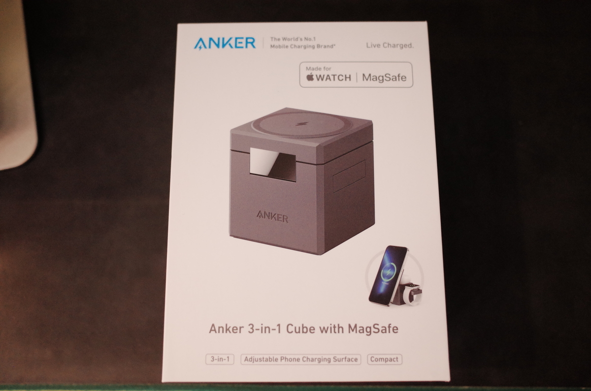 レビュー】Anker 3-in-1 Cube with MagSafeを使ってみた｜デスク周りの 