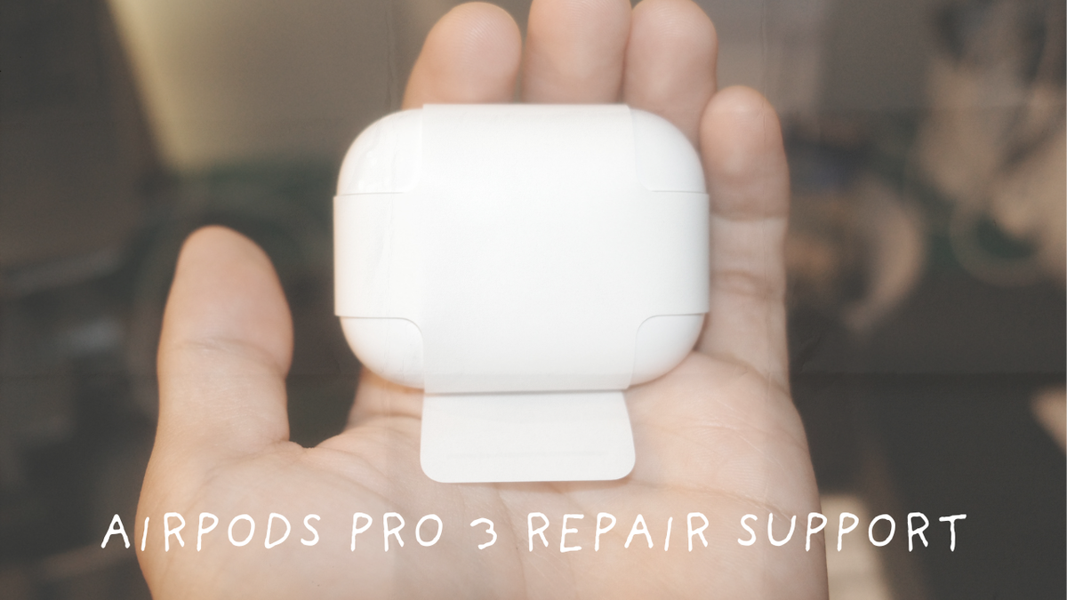 AirPods Pro 3からノイズが出たのでAppleサポートに電話してみた｜修理