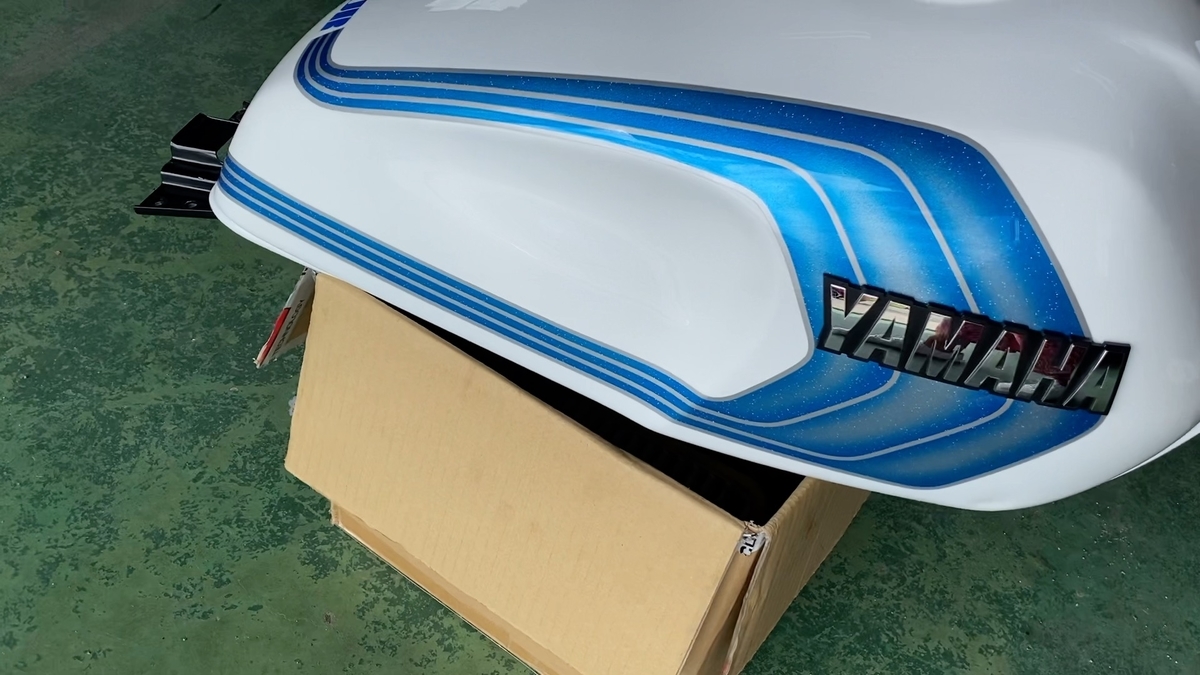 YAMAHA バイクタンク 青 XJR400タンク YAMAHA バイクタンク 青 XJR400タンク YAMAHA バイクタンク 青