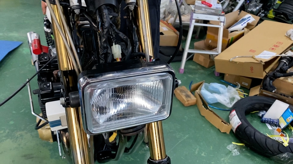XJR400 4HM ヘッドライト一式 Amazon | BigOne バイク ヘッドライト 8インチ マルチ