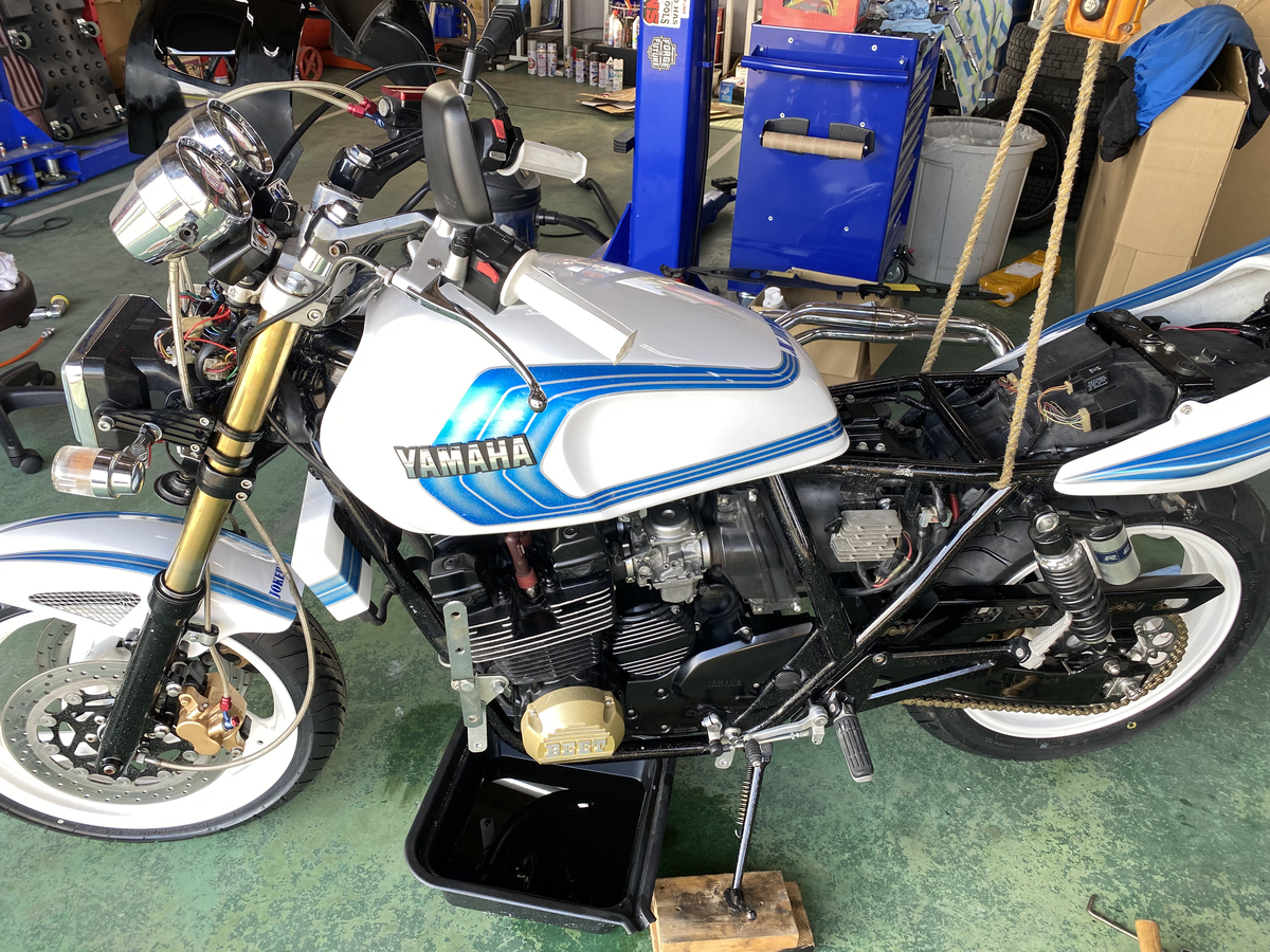 【送料無料】XJR400 4HM 純正リアホイール 実働取り外し！タイヤバリ目 送料無料】XJR400 4HM 純正リアホイール 実働取り外し！タイヤバリ目