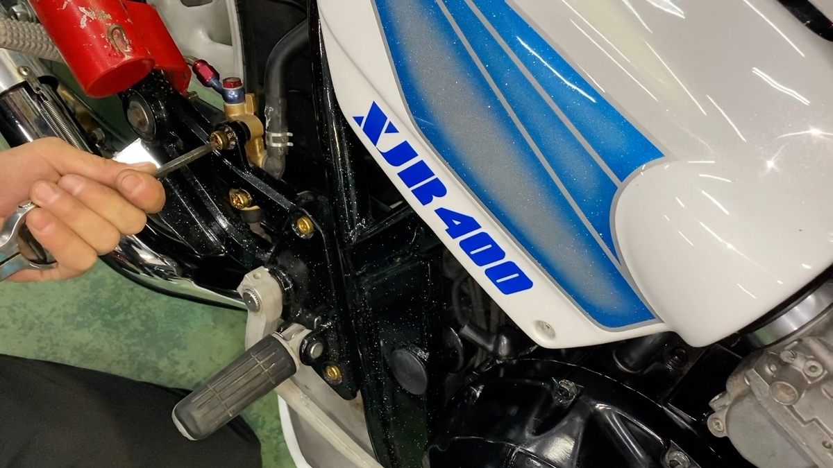 xjr400の細かい箇所をオシャレにカスタムした