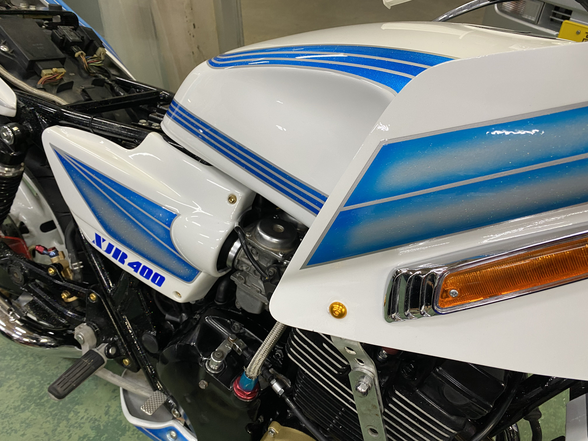 xjr400の細かい箇所をオシャレにカスタムした