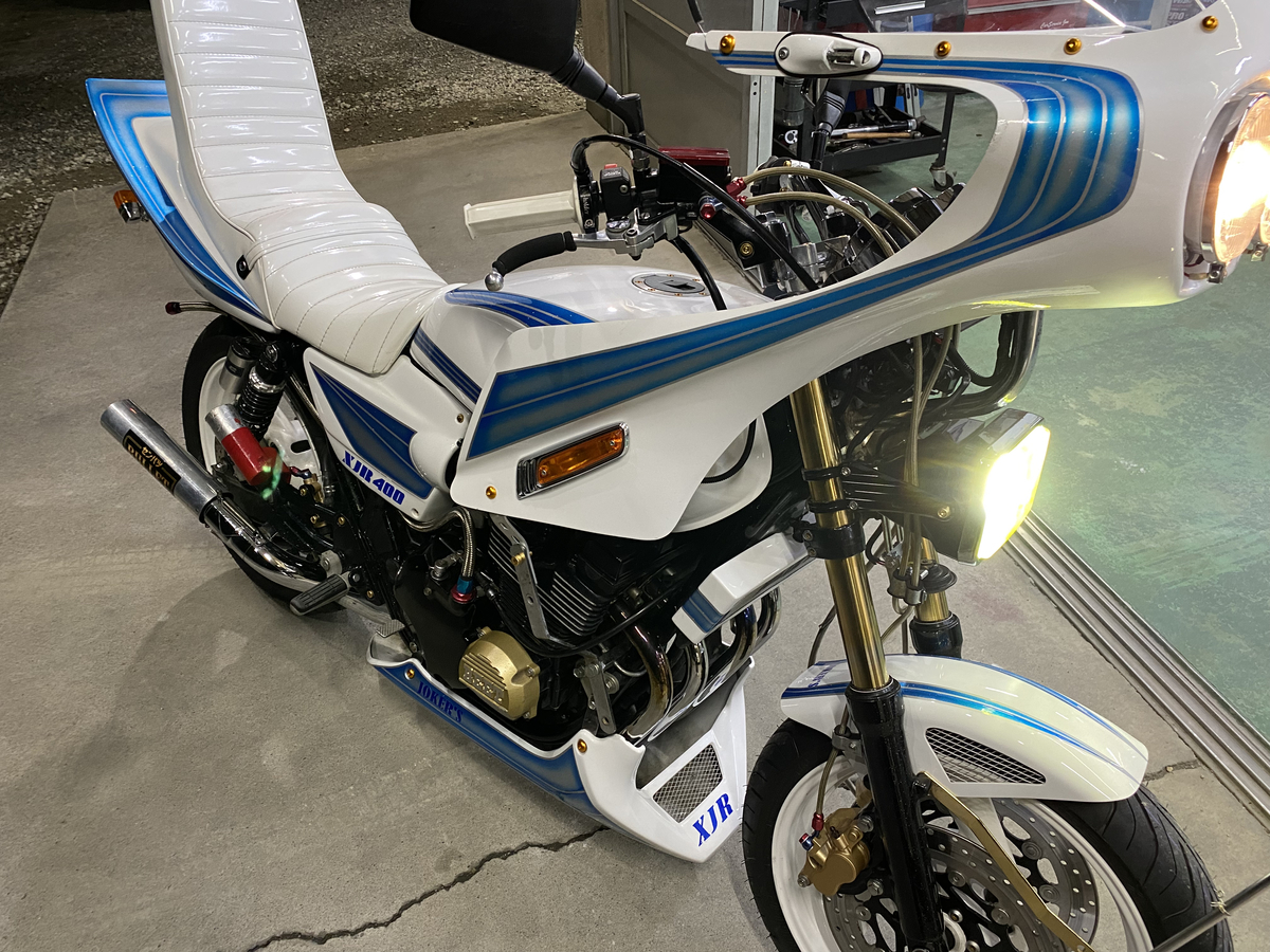 xjr400の細かい箇所をオシャレにカスタムした