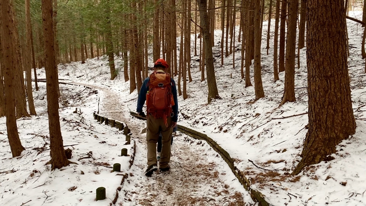 【2022年 初日の出練習】赤城山 鍋割山 登山（家族で登山）