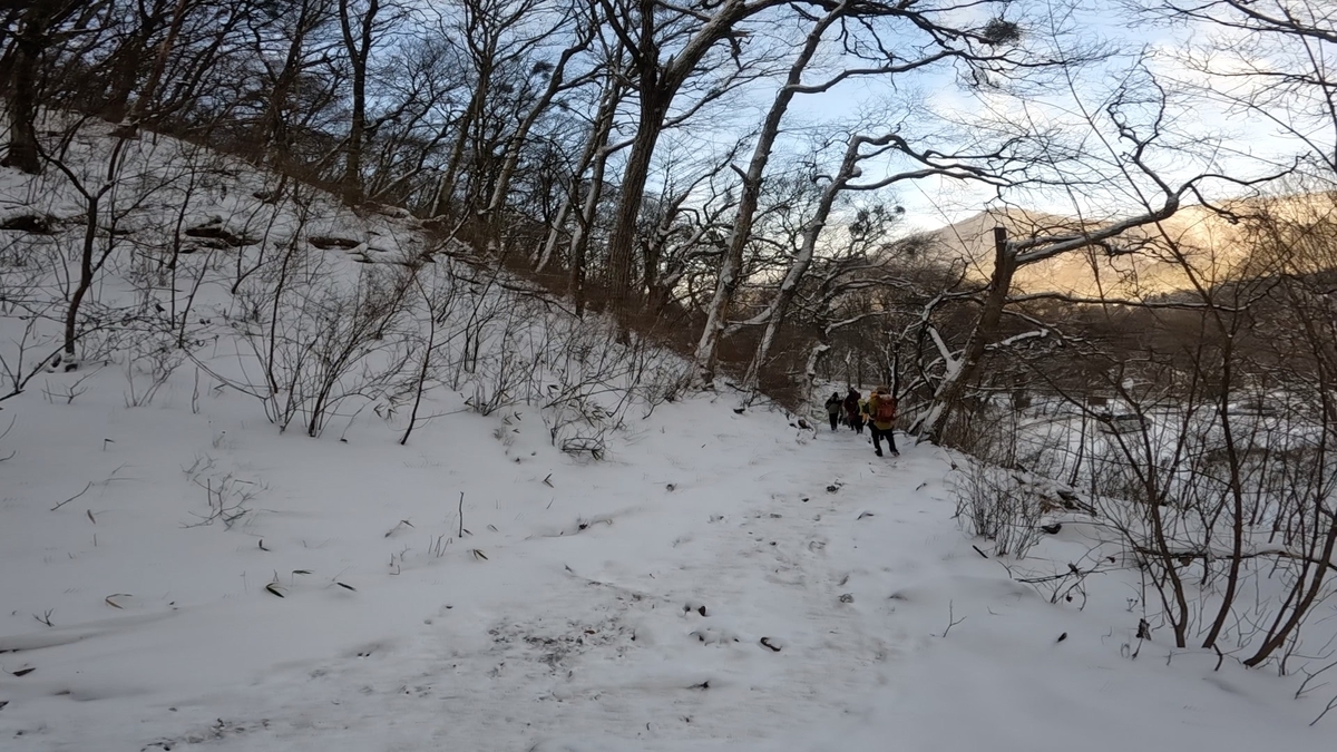 【2022年 初日の出】赤城山 鍋割山 登山（前橋ハイキングクラブ）ゴープロ10で撮影