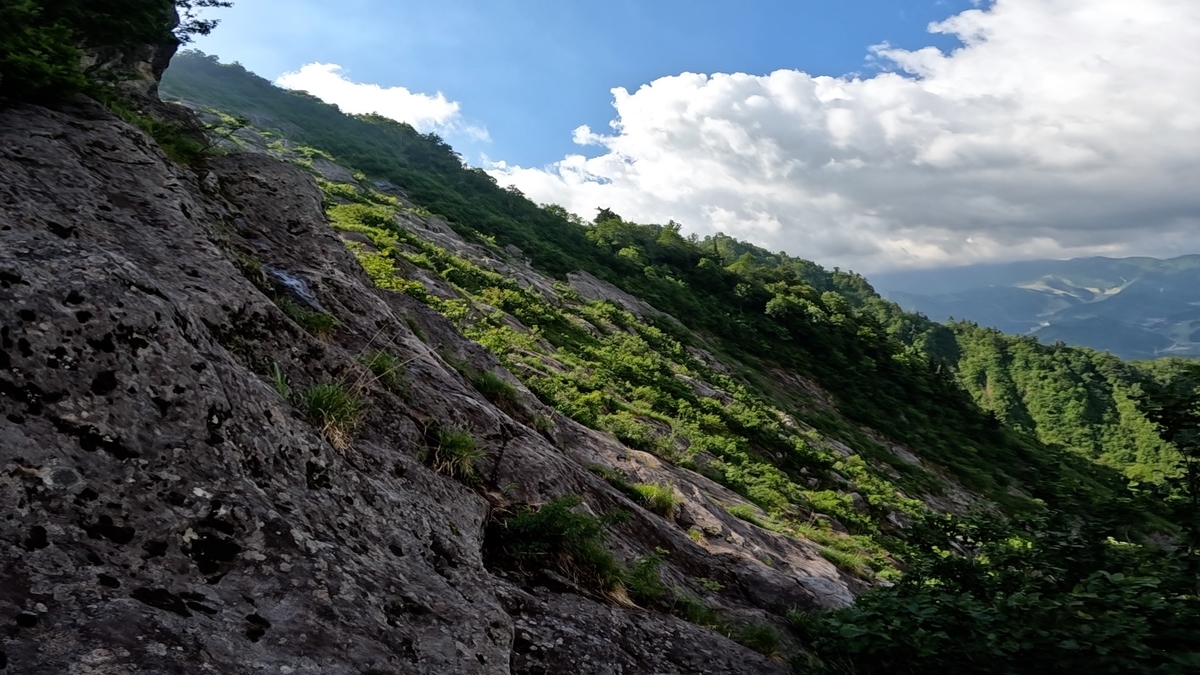 飯士山 負欠岩コース