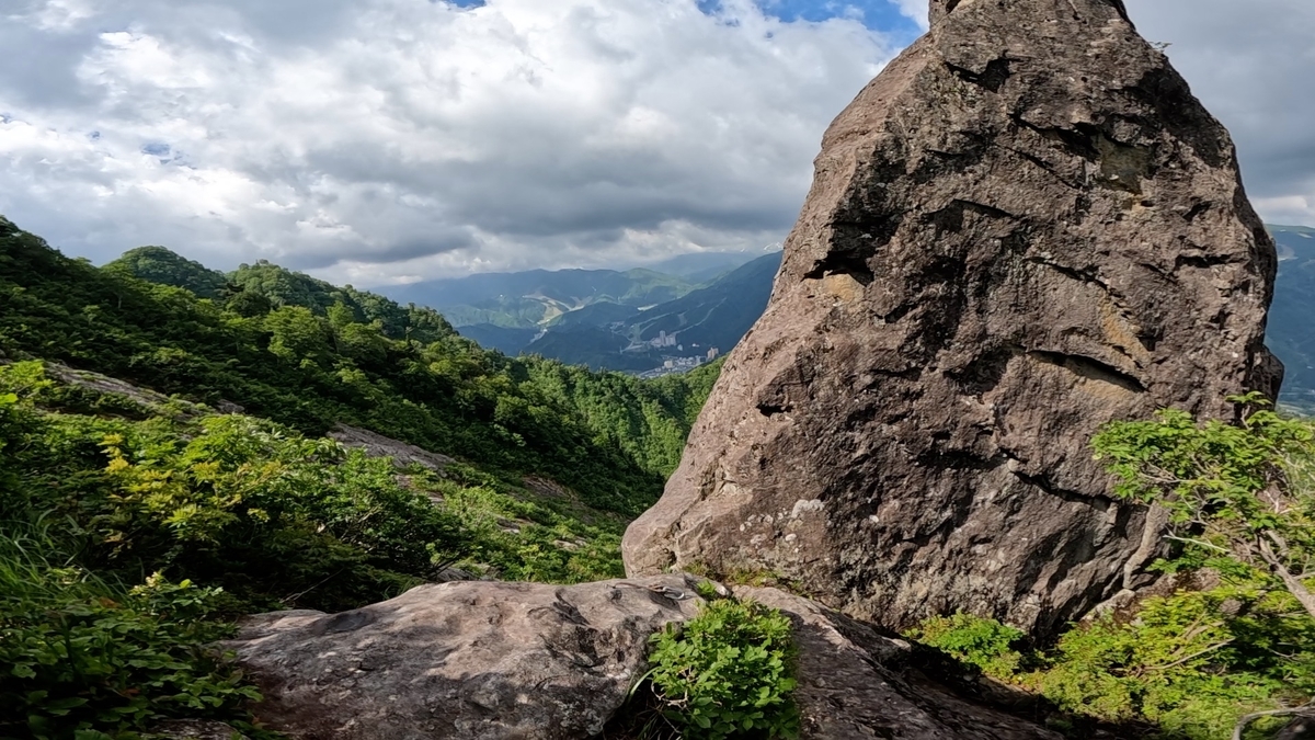 飯士山 負欠岩コース