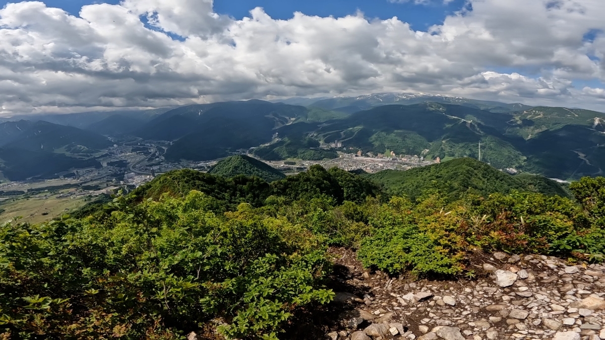 飯士山 負欠岩コース