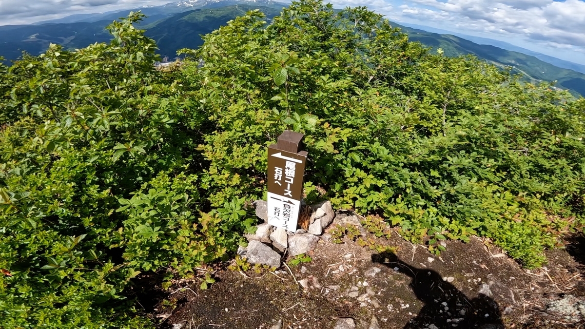 飯士山 負欠岩コース