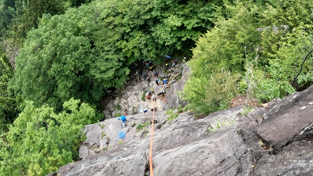 榛名山 黒岩 クライミング練習