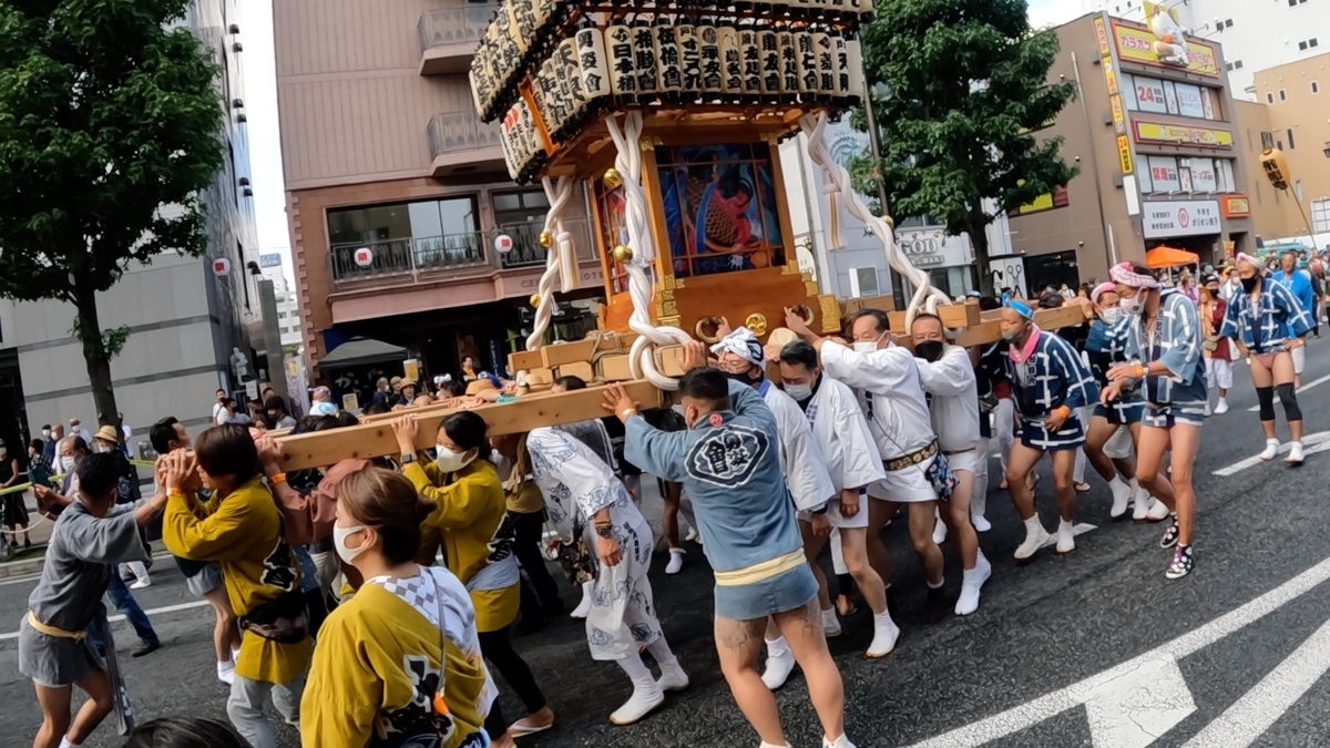 高崎祭り 2022 神輿